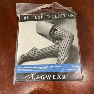 The Luxe Collection Pin Stripe Stockings - NEW